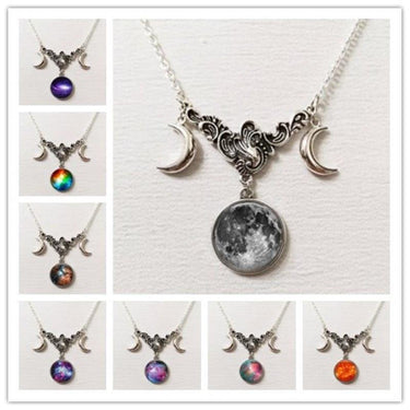 Celestial Moon Goddess Necklace-Your Soul Place